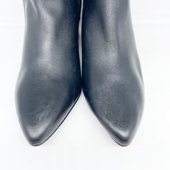 Cole Haan Women's Elyse Black Leather Booties Size 9.5B - Picture 10 of 14